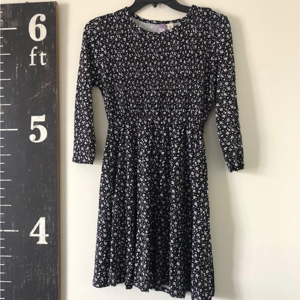 Black Floral Dress